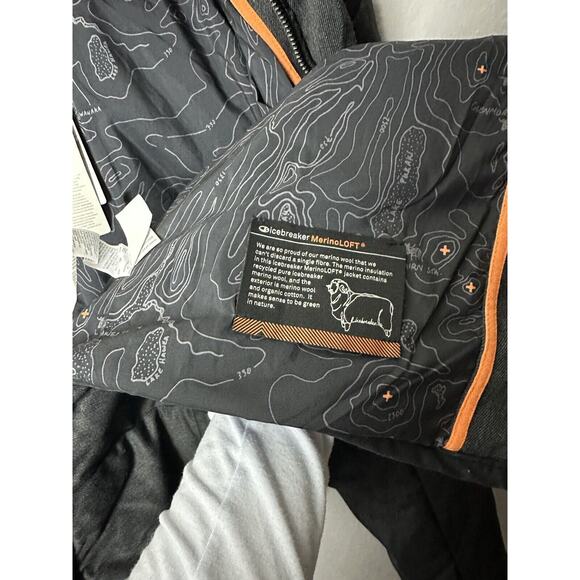 NWT Icebreaker Scout MerinoLOFT Merino Wool Lined Puff Jacket Mens XXL Hooded - Picture 9 of 10